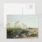 Carte Postale Banque des fleurs d'été (Devant / Derrière)