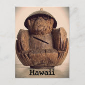 Carte Postale Banque Singe Coco Hawaïen Rétro Kitsch (Devant)