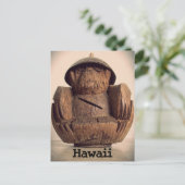 Carte Postale Banque Singe Coco Hawaïen Rétro Kitsch (Debout devant)