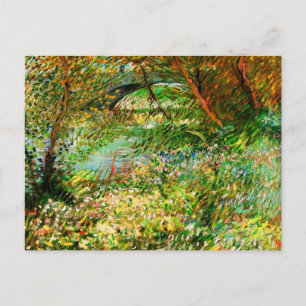 Carte Postale Banques de Seine Pont de Clichy Spring Van Gogh Fi