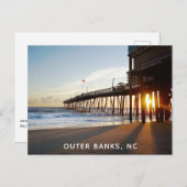 Carte Postale Banques Extérieures Caroline du Nord OBX Avalon Fi (Devant / Derrière)