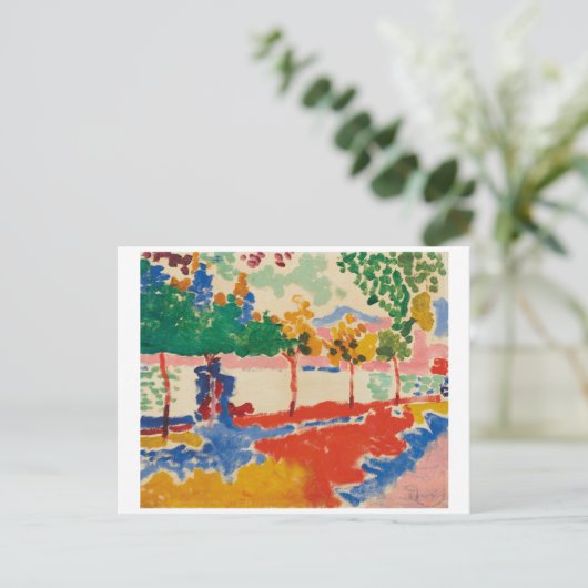 Carte Postale Banques fluviales | Andre Derain | (Debout devant)