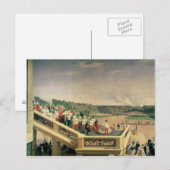 Carte Postale Banquet de cour dans les jardins du château de Sch (Devant / Derrière)