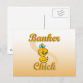 Carte Postale Banquier Chick (Devant / Derrière)
