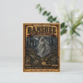 Carte Postale Banshee, Monstre de Cirque Vintage (Debout devant)