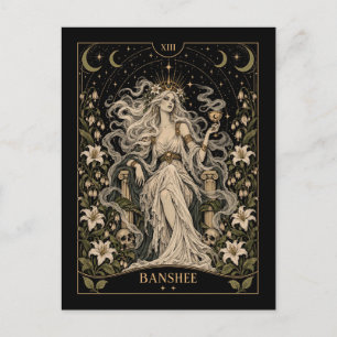 Carte Postale Banshee, Tarot Starlit Art