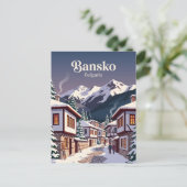 Carte Postale Bansko Bulgarie (Debout devant)