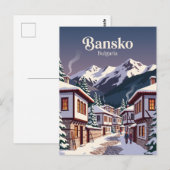 Carte Postale Bansko Bulgarie (Devant / Derrière)
