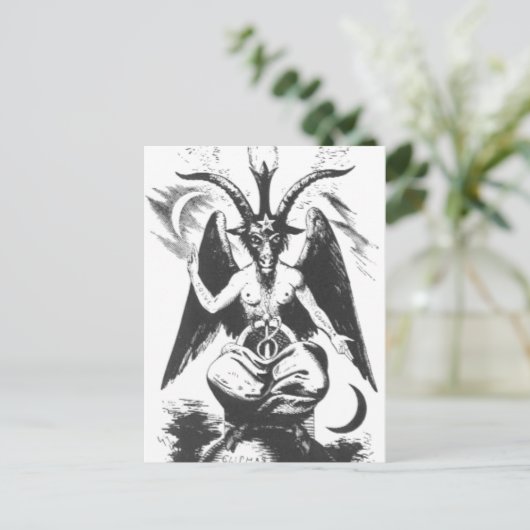 Carte Postale Baphomet (Debout devant)