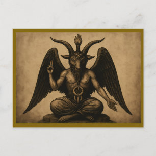 Carte Postale Baphomet
