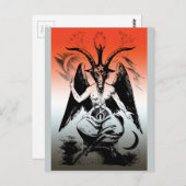 Carte Postale Baphomet (Devant / Derrière)