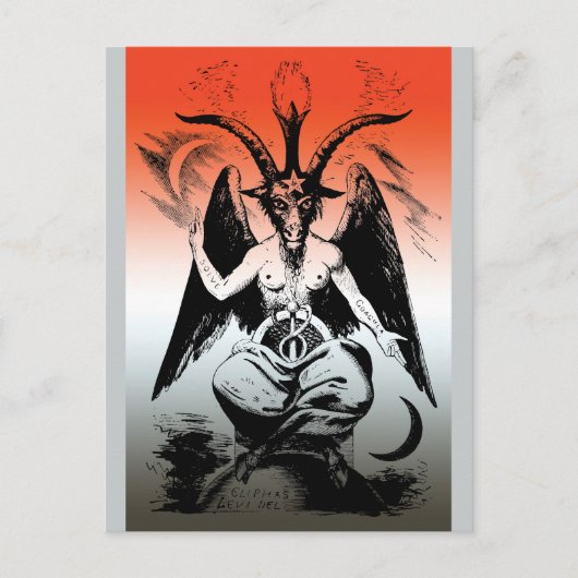 Carte Postale Baphomet (Devant)