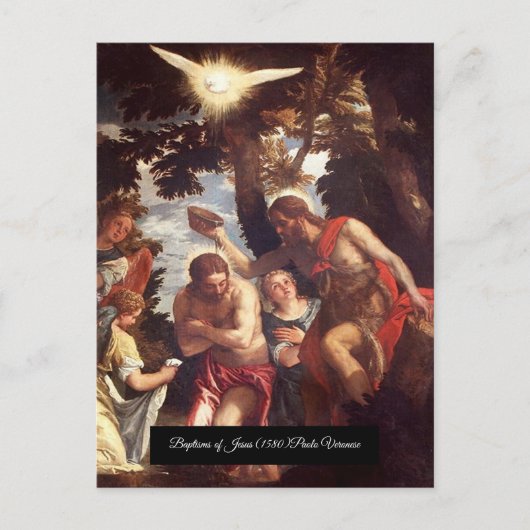 Carte Postale Baptême de Jésus (Devant)