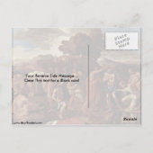 Carte Postale Baptême De Nicolas Poussin (Dos)