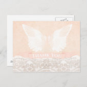 Carte Postale baptême de pêche merci, baptême de baptême, baptêm (Devant / Derrière)