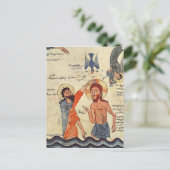 Carte Postale Baptême du Christ, d'un Évangile (Debout devant)