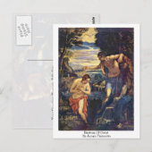 Carte Postale Baptême Du Christ Par Jacopo Tintoretto (Devant / Derrière)