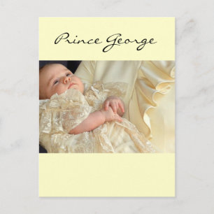 Carte Postale Baptême du Prince George