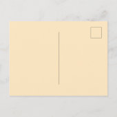 Carte Postale Baptême eucalyptus photo golden merci (Dos)