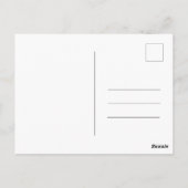 Carte Postale Baptême gris stylish (Dos)