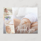 Carte Postale Baptême ou Merci de baptême 4 Photo Collage (Devant)