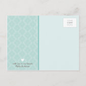 Carte Postale BAPTISM INVITATION :: oh si beau 4 (Dos)