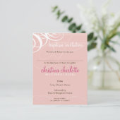 Carte Postale BAPTISM INVITATION :: vogue design 1 (Debout devant)