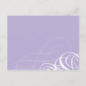 Carte Postale BAPTISM INVITATION :: vogue design 3 (Dos)