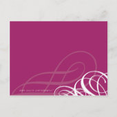 Carte Postale BAPTISM INVITATION :: vogue design 5 (Dos)