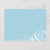 Carte Postale BAPTISM INVITATION :: vogue design 6 (Dos)