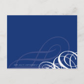 Carte Postale BAPTISM INVITATION :: vogue design 7 (Dos)