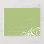 Carte Postale BAPTISM INVITATION :: vogue design 8 (Dos)