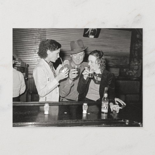 Carte Postale Bar de Louisiane, 1938 (Devant)