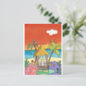 Carte Postale Bar de plage au Sunset Postcard (Debout devant)