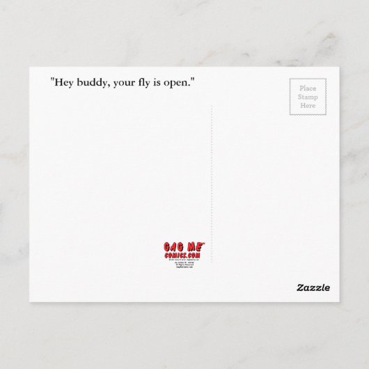 Carte postale "Bar Flies" (Dos)