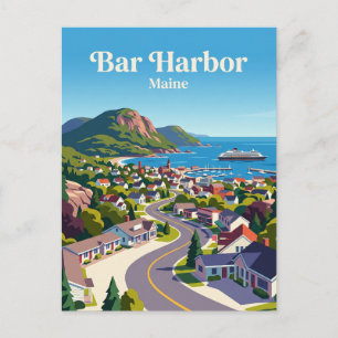 Carte Postale Bar Harbor États-Unis
