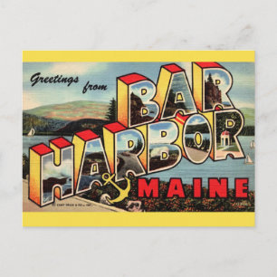Carte Postale Bar Harbor vintage