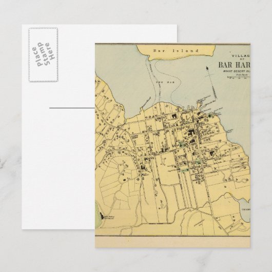 Carte Postale Bar Harbour (Devant / Derrière)