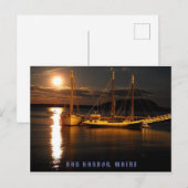 Carte postale Bar Harbour Maine (Devant / Derrière)