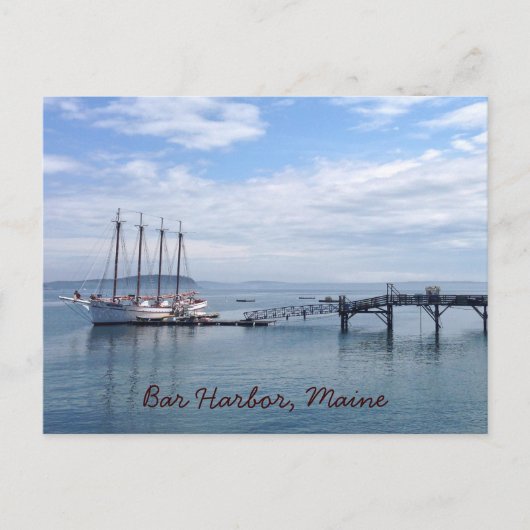 Carte Postale Bar Harbour, Maine (Devant)