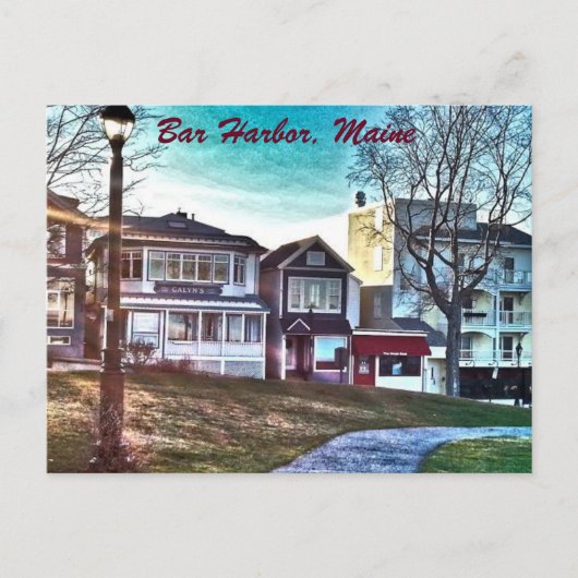 Carte Postale Bar Harbour, Maine (Devant)