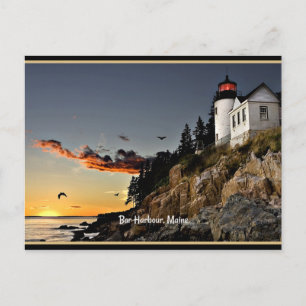 Carte Postale Bar Harbour, Maine Photo pittoresque