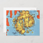 Carte Postale Bar Harbour - Mt Desert Island (Devant / Derrière)