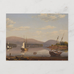 Carte Postale Bar Island et Monts Desert Mountains par Fitz Lane
