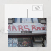 CARTE POSTALE BAR MARS (Devant / Derrière)