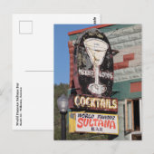 Carte Postale Bar Sultana sur la Route 66 (Devant / Derrière)