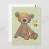 Carte Postale Bär und Biene (Devant / Derrière)