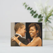 Carte Postale Barack et Michele Obama (Debout devant)