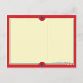 Carte postale Barack Hussein Obama (Dos)