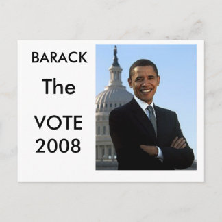Carte Postale Barack Le Vote